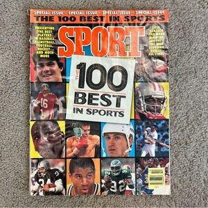 vintage October 1990 SPORT magazine special report "The 100 Best in Sports